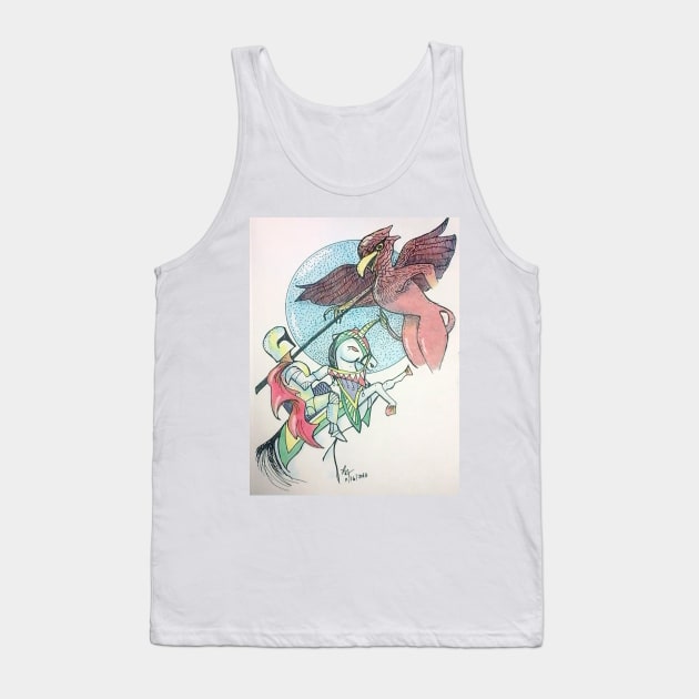 Lancelot and Griffin Tank Top by lorgh